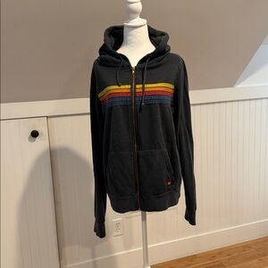 Aviator Nation Gray Hoodie size large